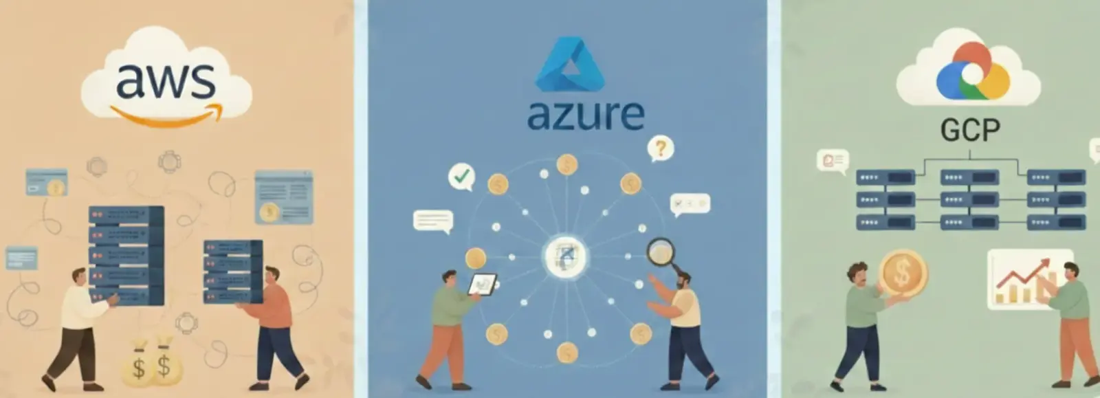 AWS vs Azure vs GCP Pricing in 2026: Compute, Storage, and Network Compared