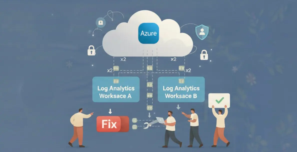 Azure Diagnostic Settings Are Shipping Your Logs Twice. Here's the Fix.