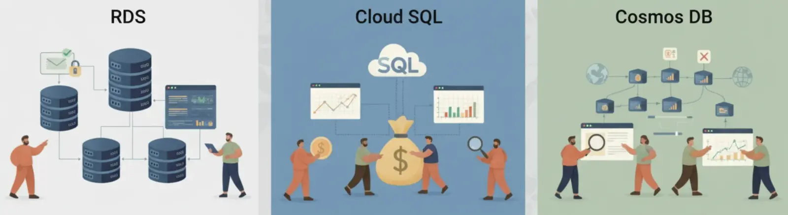 Cloud Database Cost Optimization: RDS, Cloud SQL, and Cosmos DB Compared