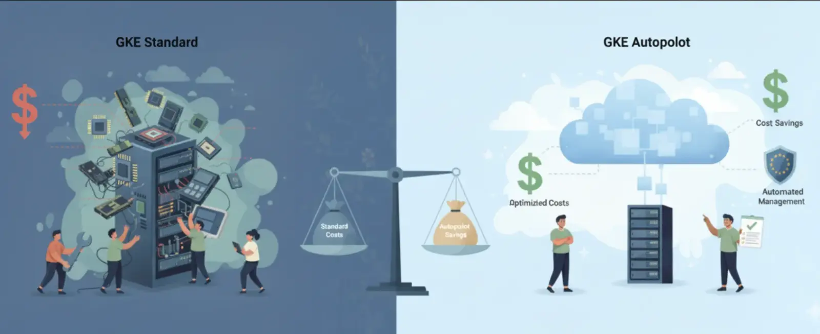 GKE Autopilot vs Standard: Which Is Actually Cheaper